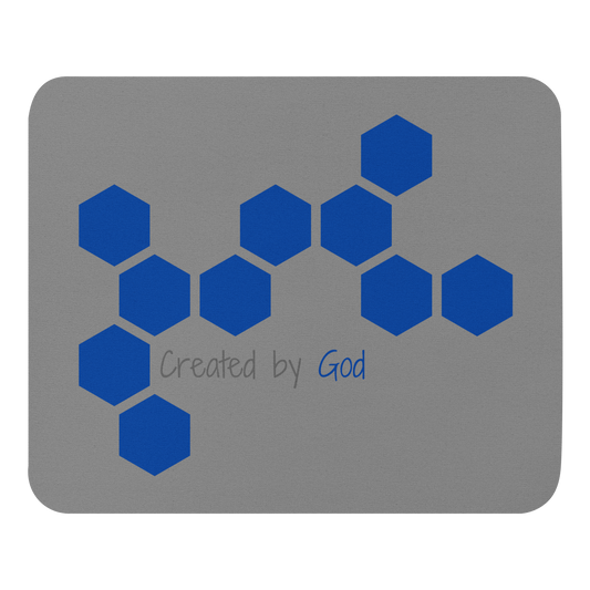 'Created by God' Mouse Pad