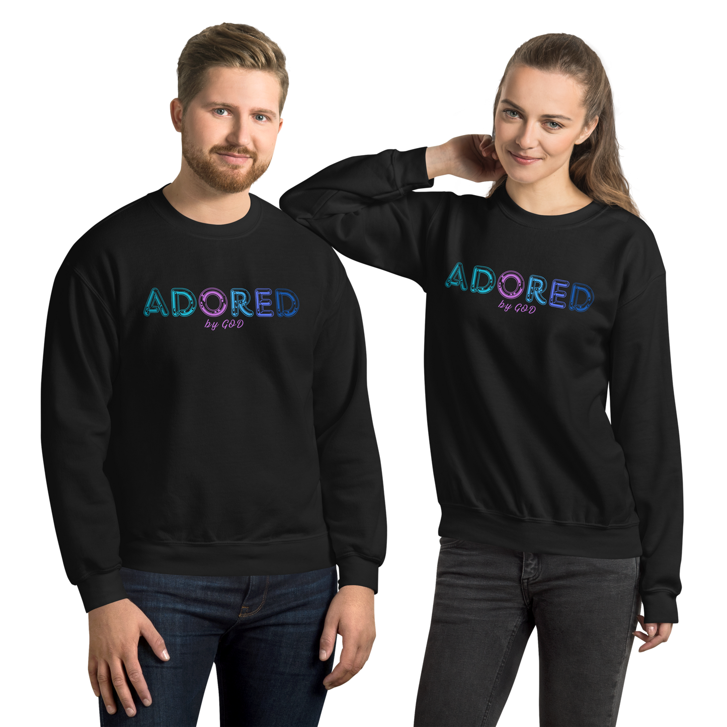 'Adored by God' Unisex Sweater