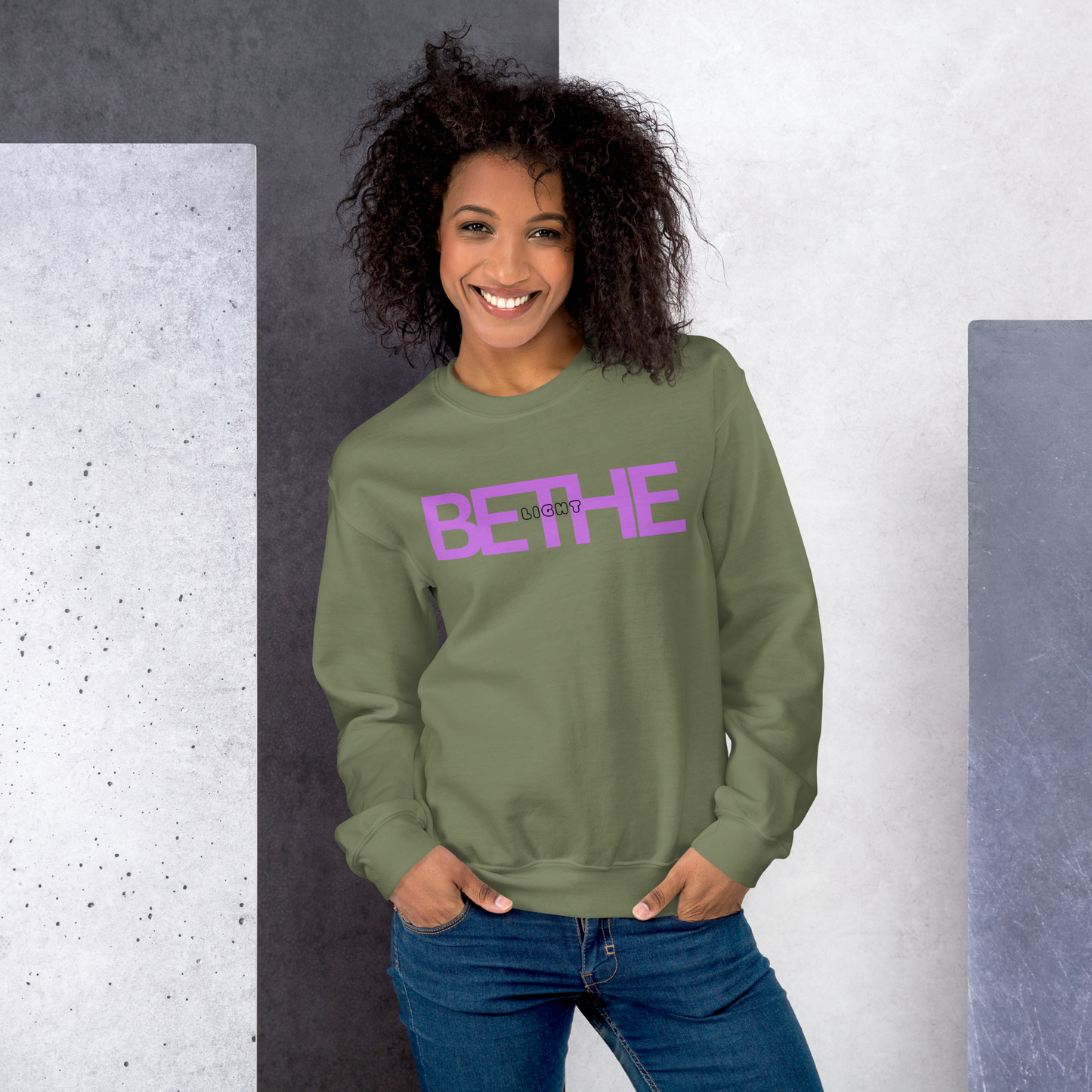 'Be the Light' Unisex Sweater