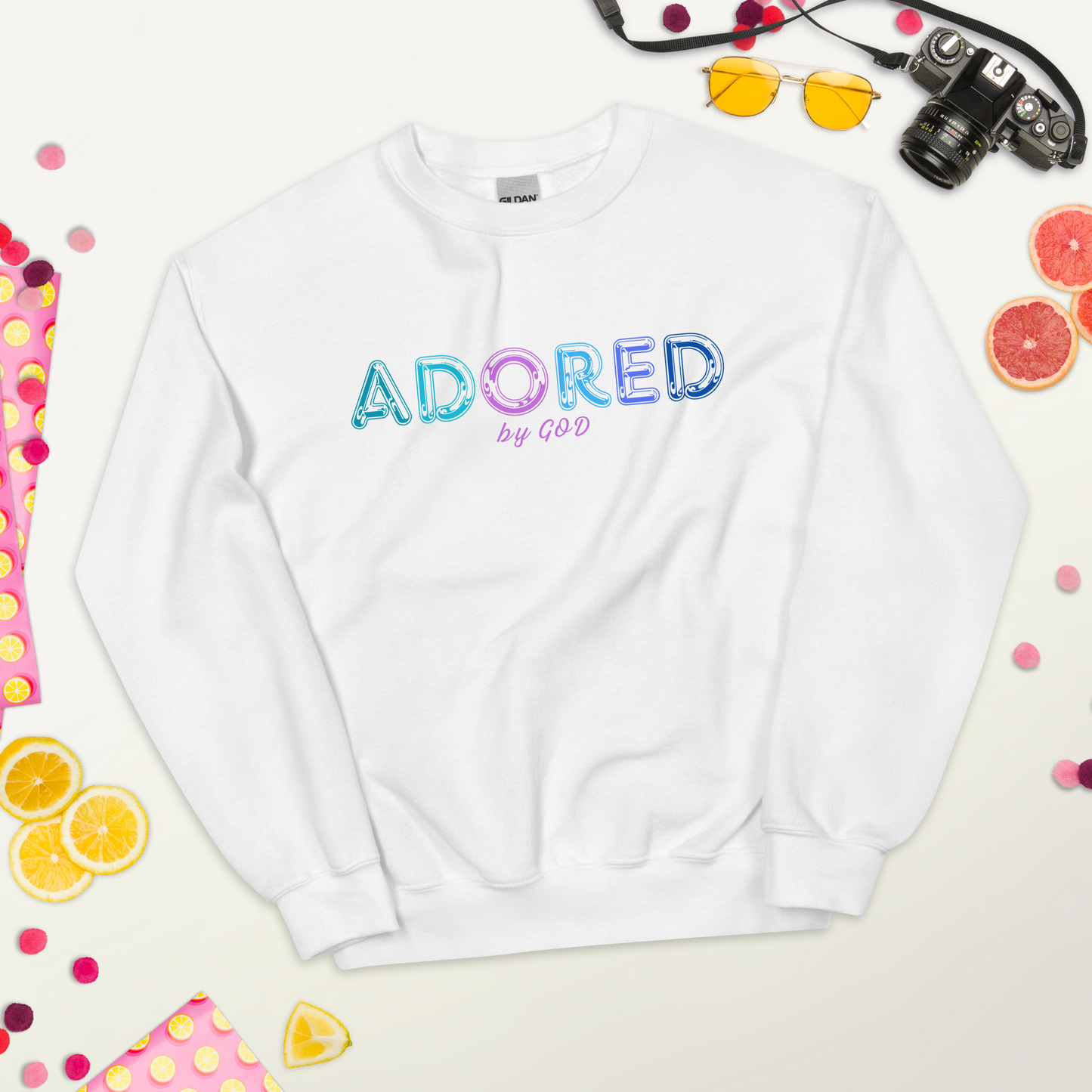 'Adored by God' Unisex Sweater