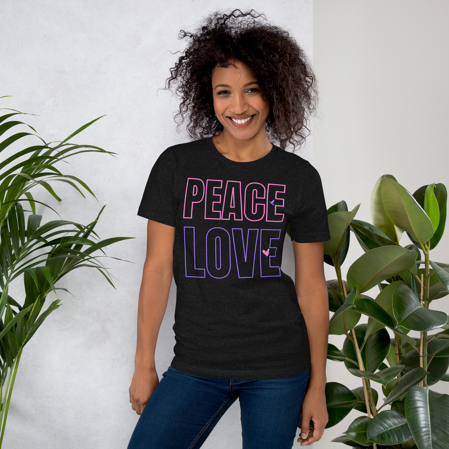 "Peace & Love' Unisex T-Shirt