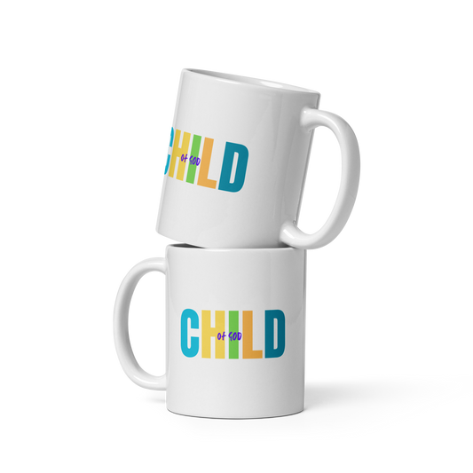 "Child of God' White Glossy Mug